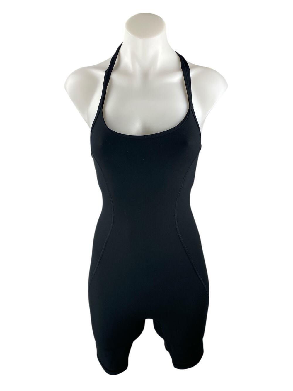 YPB SculptLUX Women's Black Sleeveless Yoga Athletic One Piece Romper Size XS